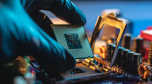 High-end desktop CPU displayed during evaluation at PayMore Cumberland