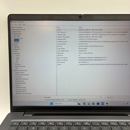 Dell Pro Max 14 MC14250 14" Core Ultra 7 265H 32GB RAM 512GB SSD 512GB SSD